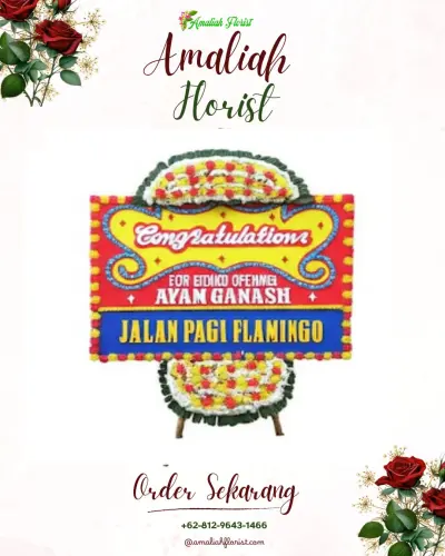 Bunga Papan Congratulation di Kebon Pisang